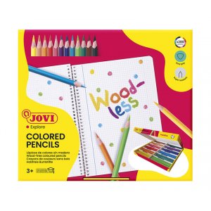 Set de crayons de couleur - Jovi - 288 crayons triangulaires en bois sans écailles Set de crayons de couleur - Jovi - 288 crayons triangulaires en bois sans écailles