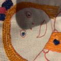 Image client Fil � broder / fil moulin - jaune & orange