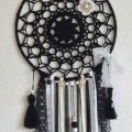 Image client Perles en bois 14 mm - noires 18 pcs. diamètre du trou 3,0 mm