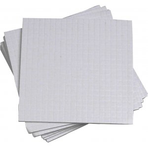 Patins de fixation 3D - blanc - 10 x 400 pcs Patins de fixation 3D - blanc - 10 x 400 pcs
