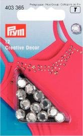 Creative Decor strass fer sur 7mm couleur argent 12 pcs Creative Decor strass fer sur 7mm couleur argent 12 pcs