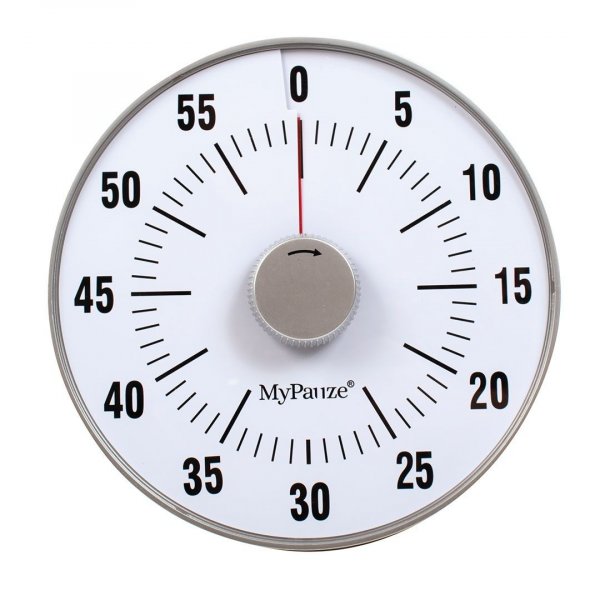 Horloge de concentration ronde 19x19 cm