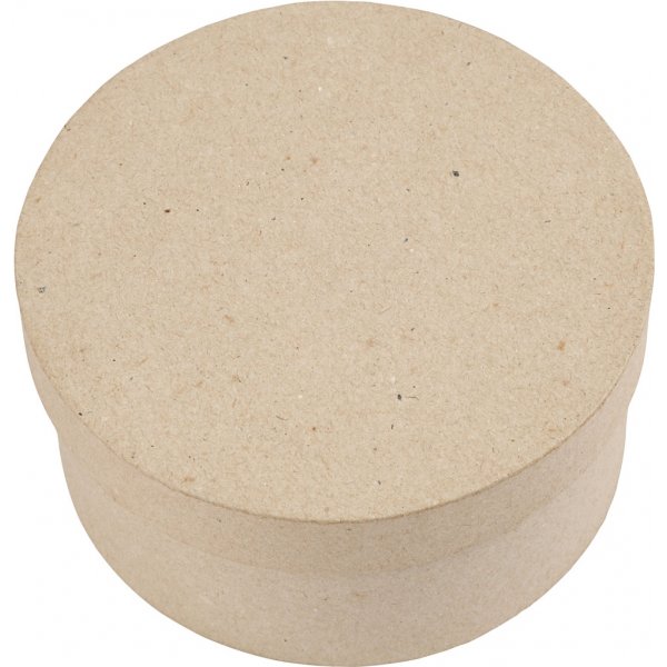 Boîtes rondes en papier mâché - 3 pcs Boîtes rondes en papier mâché - 3 pcs