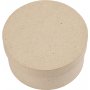 Botes rondes en papier mch - 3 pcs
