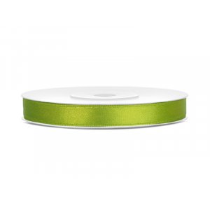 Ruban satiné - 25 m - Vert pomme Ruban satiné - 25 m - Vert pomme