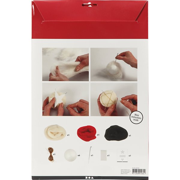 Set de bricolage - Boules de Noël - 6 pcs Set de bricolage - Boules de Noël - 6 pcs