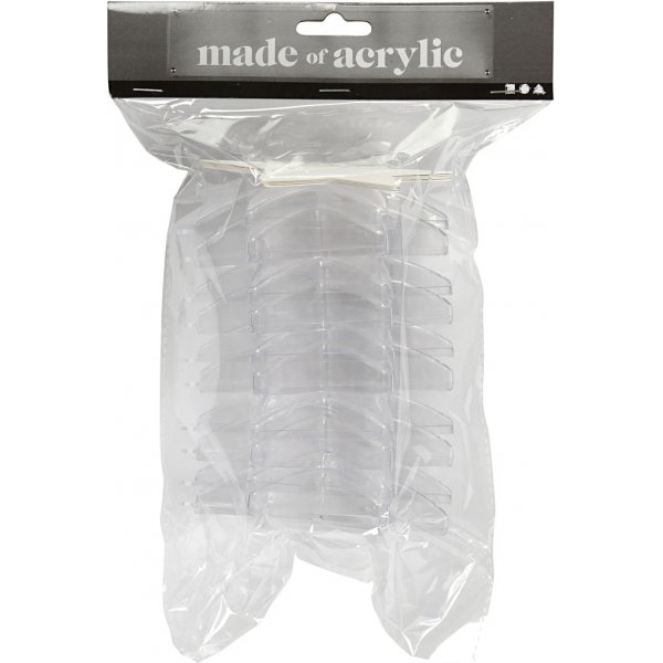 toile dcorative - transparente - 5 pcs