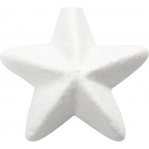Étoiles en polystyrène - L6 cm - 50 pcs Étoiles en polystyrène - L6 cm - 50 pcs