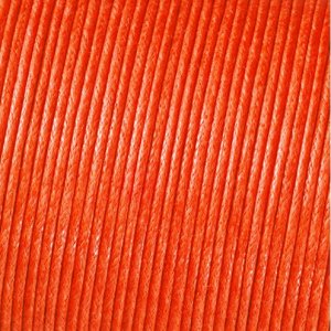 Cordon coton ciré orange Cordon coton ciré orange