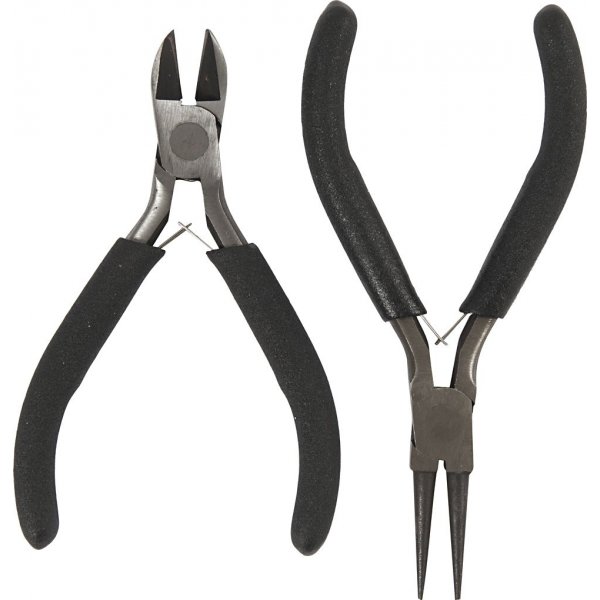 Pinces  bijoux Kit de dmarrage - pinces rondes - pinces coupantes