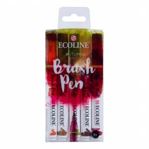 Ecoline Brush Pen 5-pack - Automne Ecoline Brush Pen 5-pack - Automne