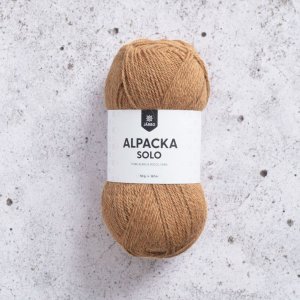 Alpaga Solo 50g - Jaune ambre Alpaga Solo 50g - Jaune ambre