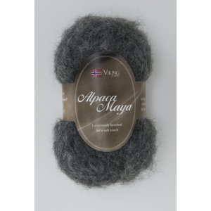 Fil Viking Alpaga Maya 50g - Gris (715) Fil Viking Alpaga Maya 50g - Gris (715)
