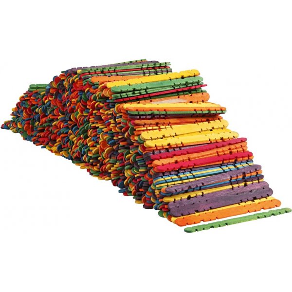 Btons de construction - couleurs mlanges - 1000 pcs