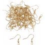 Crochet d'oreille franais - plaqu or - 100 pcs