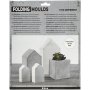 Moules - transparents - maisons et triangles - 5 pcs