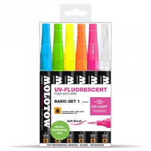 Softliner GRAFX 6 stylos - fluorescents Softliner GRAFX 6 stylos - fluorescents