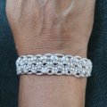 Image client Fil � tisser satin 1,0 mm - 50 m�tres - couleur argent