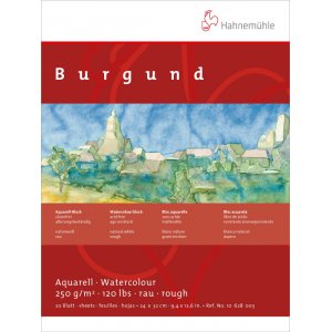 Bloc aquarelle Hahnemühle Bourgogne 250g Gros Bloc aquarelle Hahnemühle Bourgogne 250g Gros