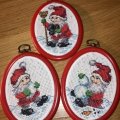 Image client Kit de broderie Tableaux - Père Noël dans la neige