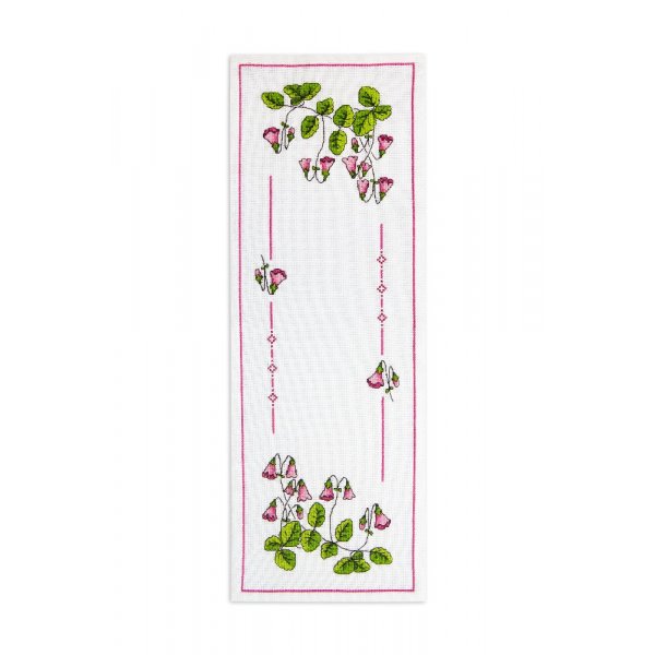 Kit de broderie Runner - Horloge rose