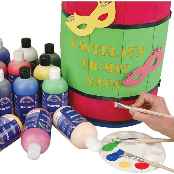 Peinture scolaire - Acrylique - couleurs mélangées - mate - 15 x 500 ml Peinture scolaire - Acrylique - couleurs mélangées - mate - 15 x 500 ml