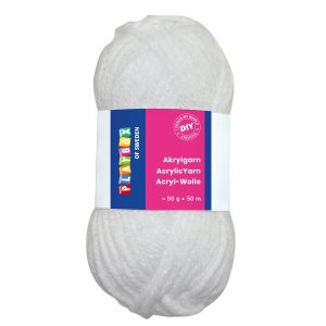 Fil acrylique 50 g blanc Fil acrylique 50 g blanc