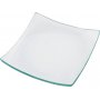 Plat en verre - 11,5 x 11,5 cm - 12 pcs