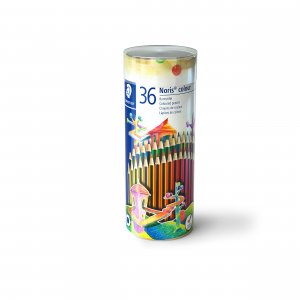 Crayons de couleur Noris en tube - 36 crayons Crayons de couleur Noris en tube - 36 crayons