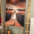 Image client Peinture acrylique Campus 500 ml - Jaune Cadmium Teinte Profonde (543)