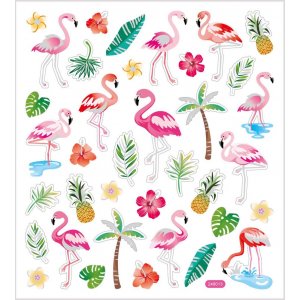 Autocollants - flamant rose Autocollants - flamant rose