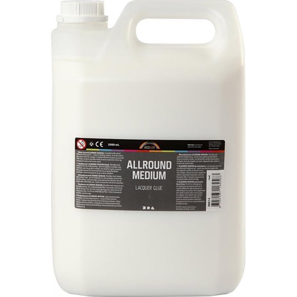 Vernis colle polyvalent mdium - 5000 ml