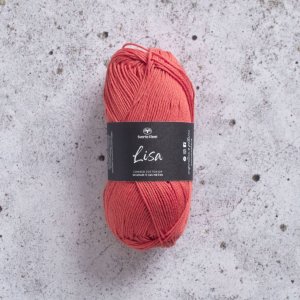 Fil Black Sheep Lisa 8/4 50g - Rouge orange Fil Black Sheep Lisa 8/4 50g - Rouge orange