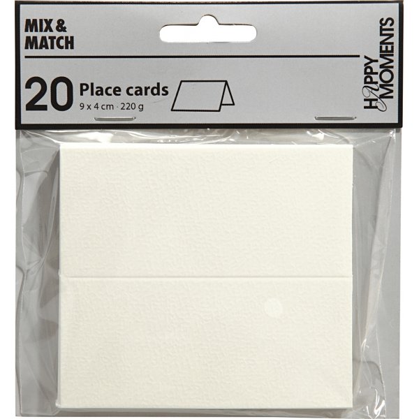 Cartes de placement - blanches - 20 pcs Cartes de placement - blanches - 20 pcs