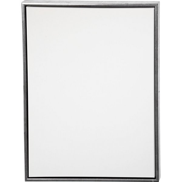 ArtistLine Toile avec cadre - argent antique/blanc - 64x84 cm