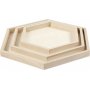 Rondelles - hexagonales - 3 pcs