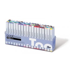 Coffret Copic Sketch - 72 stylos - Couleurs de base B Coffret Copic Sketch - 72 stylos - Couleurs de base B