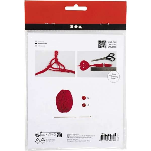 Mini Kit DIY Crochet - Coeurs