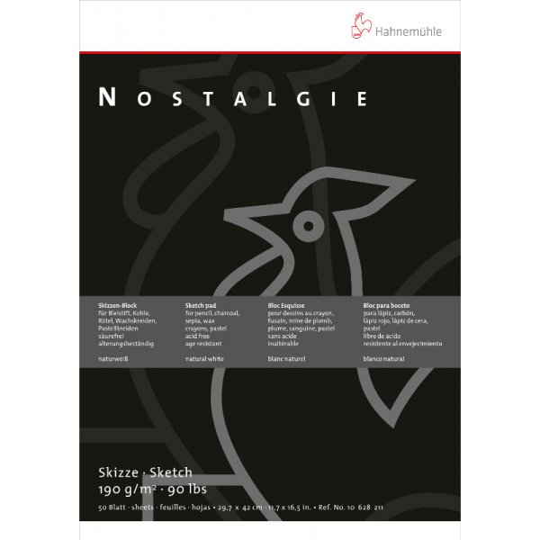 Bloc  dessin Hahnemhle Sketch Nostalgie 190g