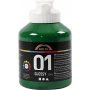 Peinture scolaire - Acrylique - vert fonc - brillante - 500 ml