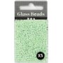 Perles de rocaille - vert tendre - 25 g