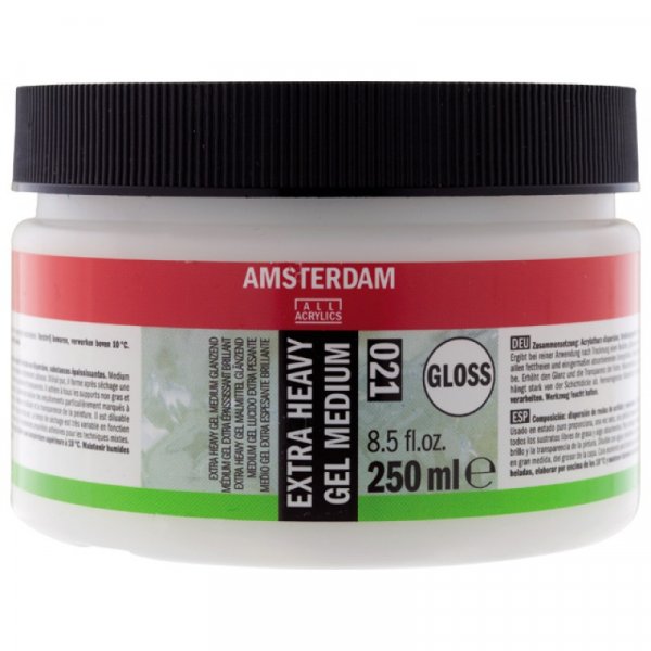 Mdium acrylique Amsterdam - Mdium gel extra lourd - Brillant