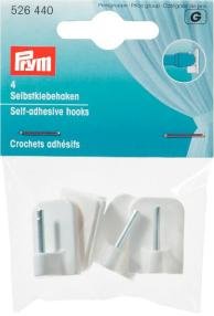 Crochets autocollants blancs 4 pcs Crochets autocollants blancs 4 pcs
