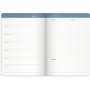 Agenda hebdomadaire non dat - Bleu