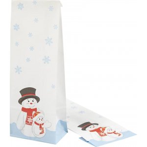 Sachet de bonbons avec motif de Noël - 60 g - 100 pcs Sachet de bonbons avec motif de Noël - 60 g - 100 pcs