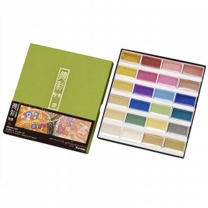 Aquarelle ZIG Gansai Tambi 24 couleurs m�tallis�es