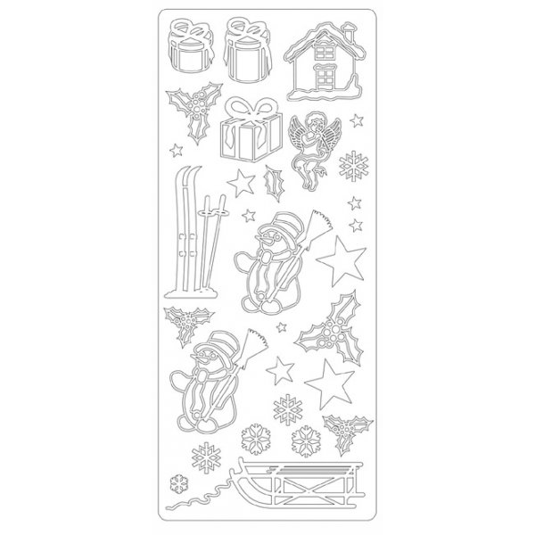 Peel off's - Bonhommes de neige Peel off's - Bonhommes de neige