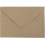 Enveloppe recycle - naturel - 11,5 x 16 cm - 50 pcs