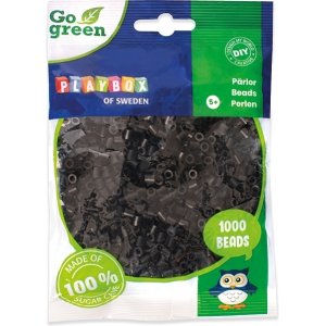 Perles tube Go green 1000 pcs Noir Perles tube Go green 1000 pcs Noir