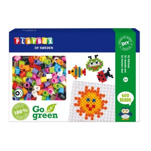 Set de perles XL-Beads Perles tube "I'm Green" - 600 pcs Set de perles XL-Beads Perles tube "I'm Green" - 600 pcs
